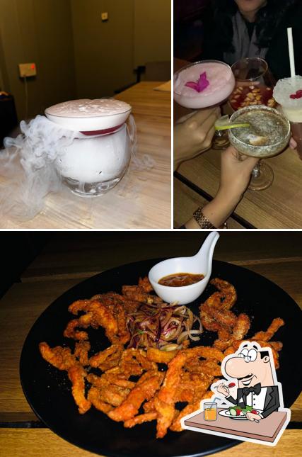 Food at Unlabelled Society Restaurant