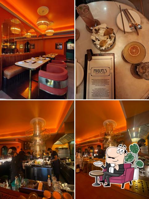 The interior of Miguel's - Cocktails & Petiscos