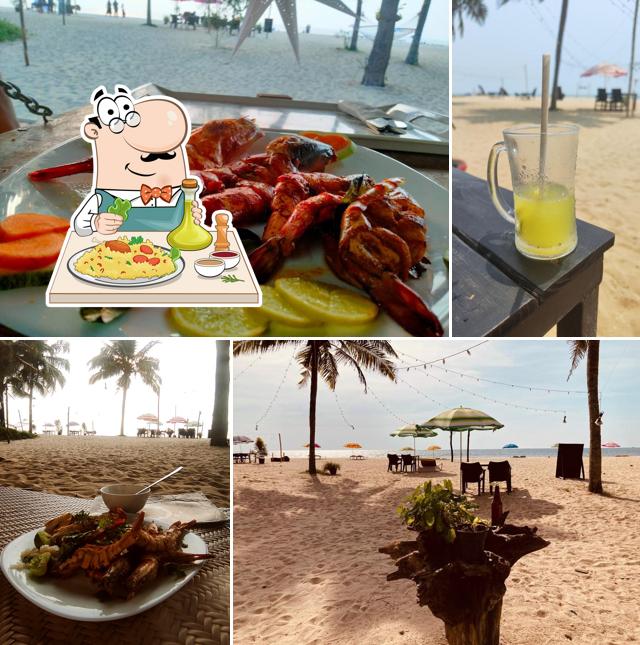Food at Marari Beach hut Resto Cafe