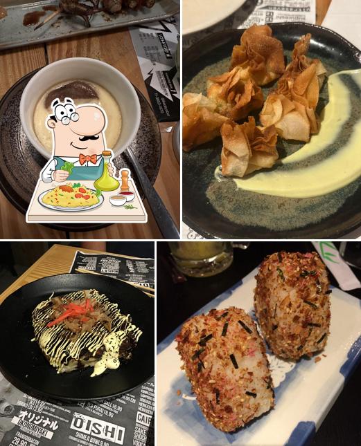 Platos en Ikedaya Izakaya