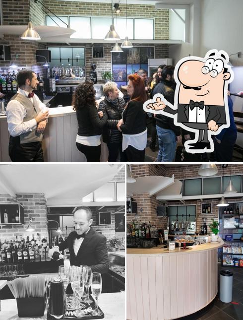 Gli interni di Gran Caffè De Gasperi
