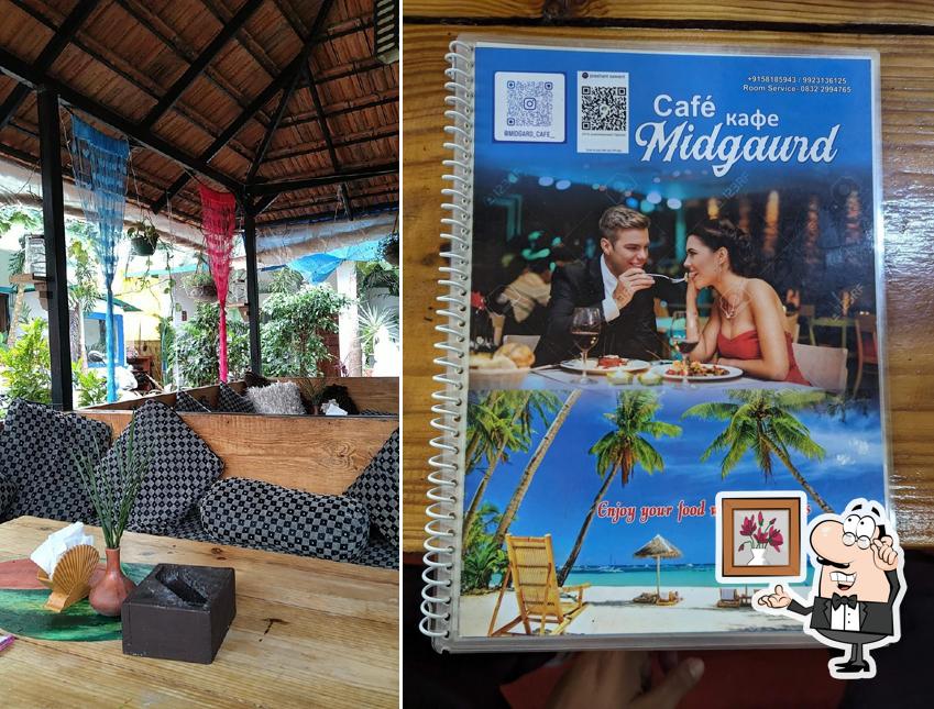 The interior of Midgard Café
