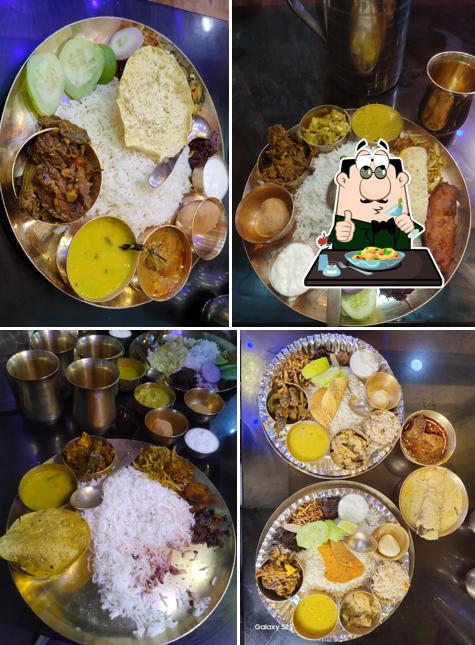 Food at Rajlakshmi Hindu Hotel