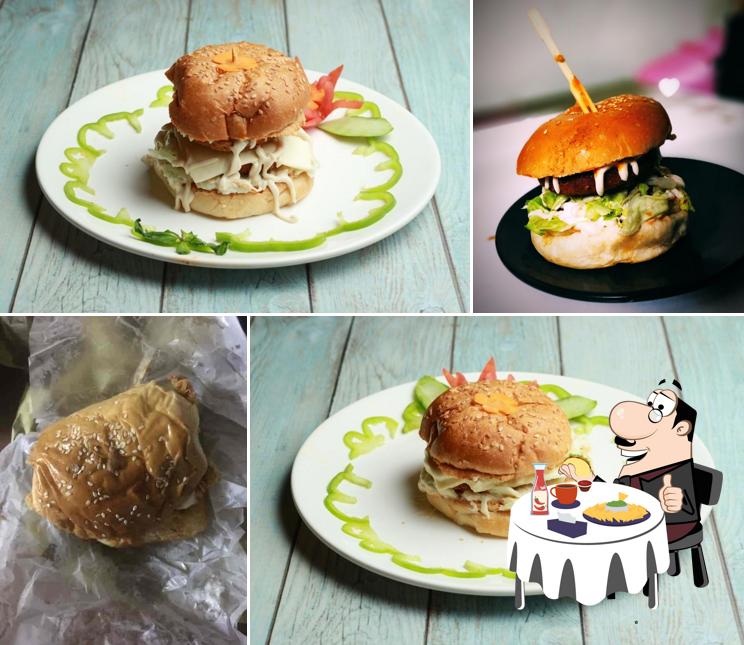 Order a burger at SD Chicken Dinner House