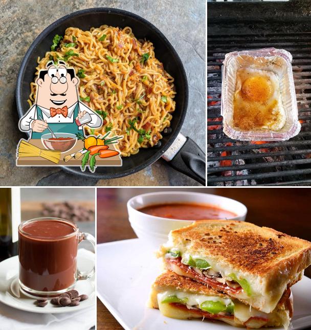 Spaghetti bolognese at Scooter Barbeque in Kodaikanal