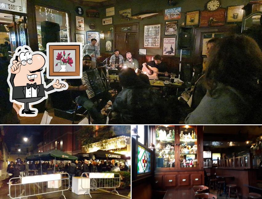 Gli interni di Sisten Irish Pub