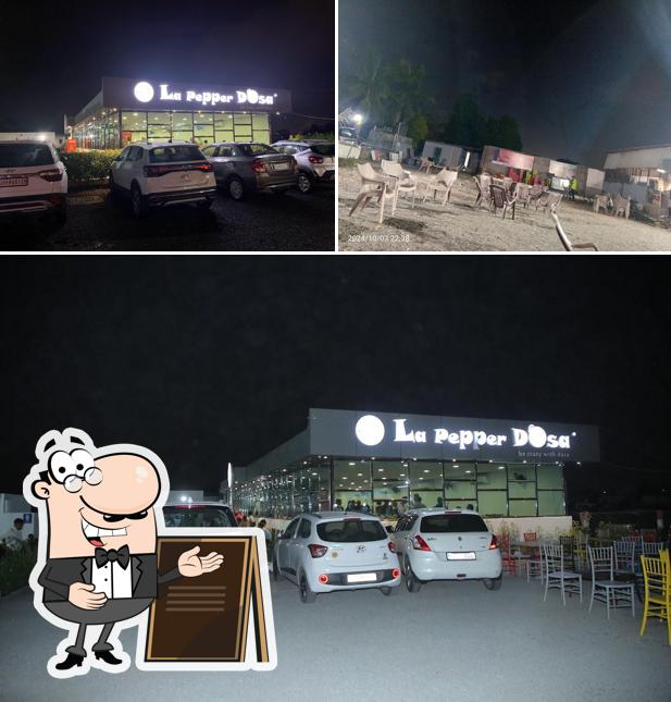 The picture of exterior and interior at La Pepper Dosa