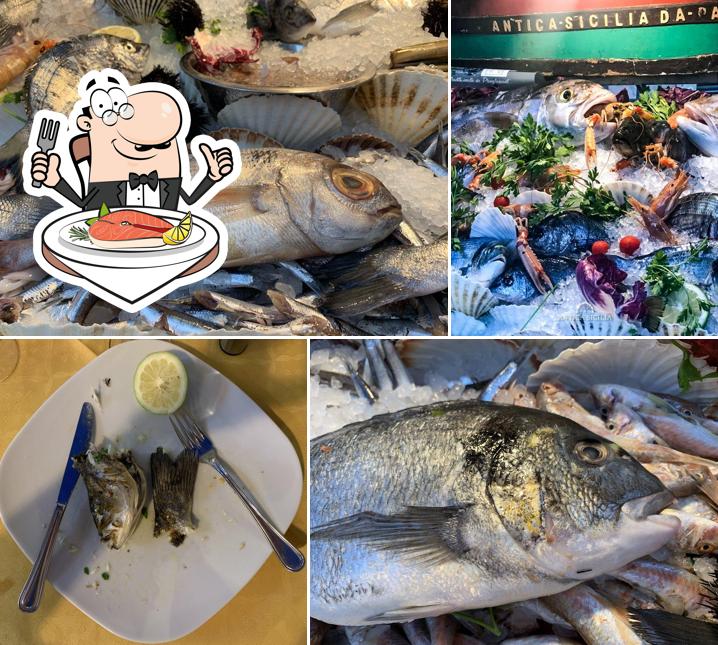 Antica Sicilia offre un menu per gli amanti del pesce