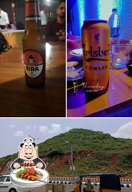 Among different things one can find food and exterior at 90 ML