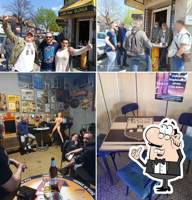 Gli interni di Caffe bar SLOGA
