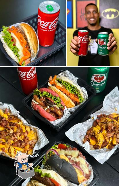 Comida em Comic burger