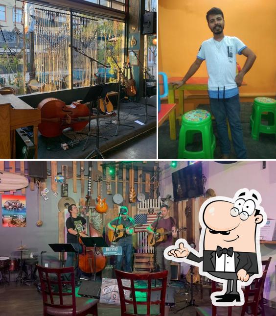 The interior of Greasy spoon