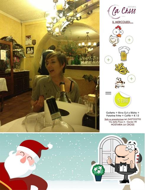 Gli esterni di Hostaria La Cross