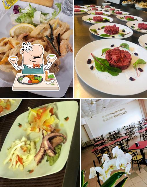 Calamari fritti al La Pausa self service bar