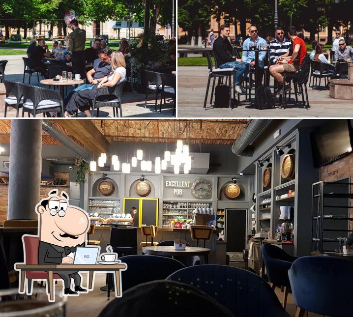 Gli interni di Excellent PUB