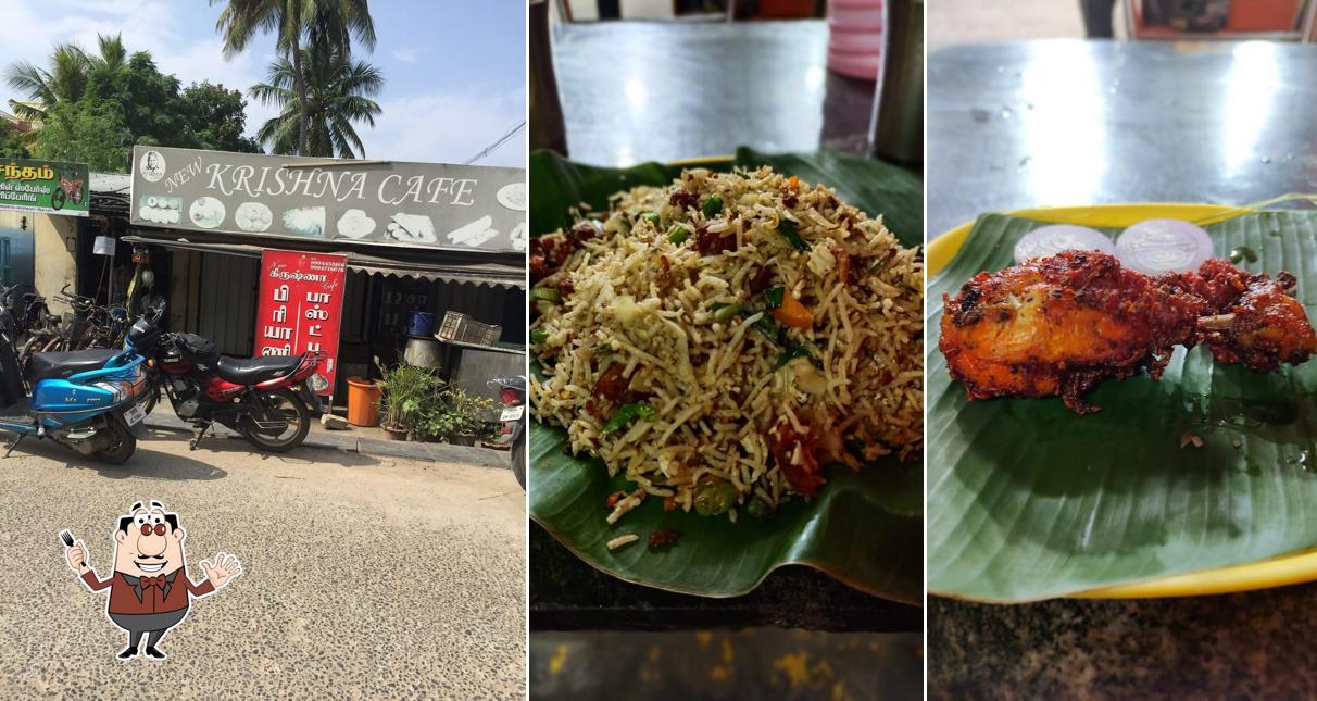Food at Krishna Cafe