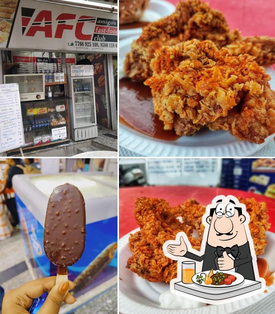 Food at AFC (Amigo's Fast-food Club)