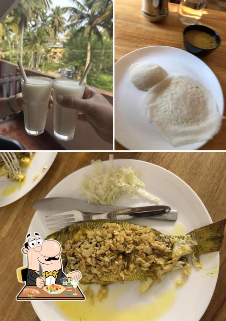 Food at Abhi's Café, Hackbeach