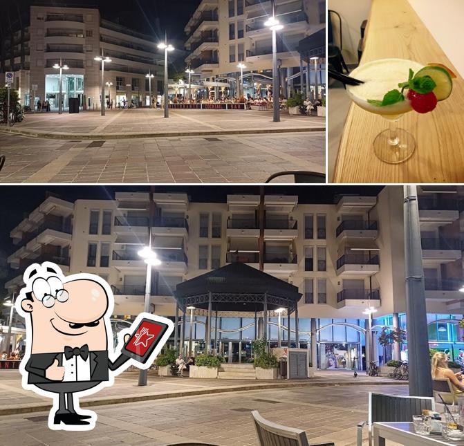 Questa è la foto che mostra la esterno e bevanda di Officina marconi