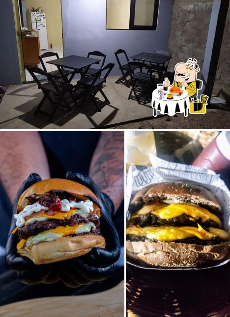 A imagem do Ribber Grill’s comida e interior