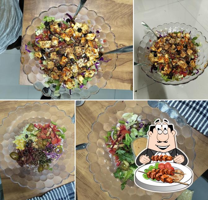 Food at salad essence