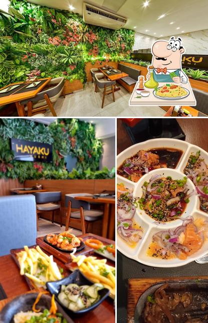 O Hayaku Sushi se destaca pelo comida e interior