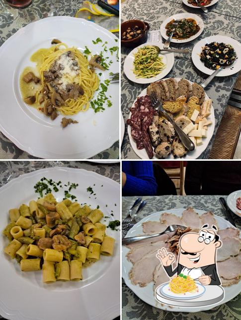 Spaghetti alla carbonara al Ristorante Pizzeria "La Pineta"
