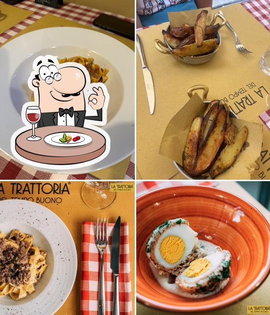 Cibo al Trattoria del Tempo Buono