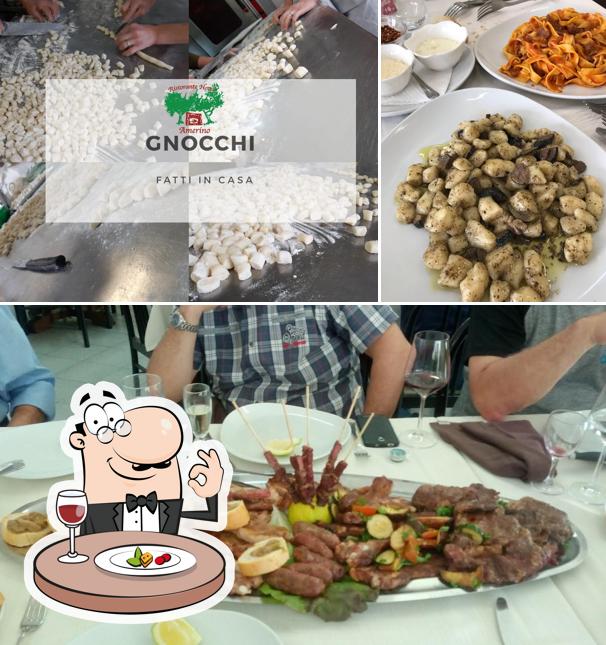 Cibo al Albergo Ristorante Amerino