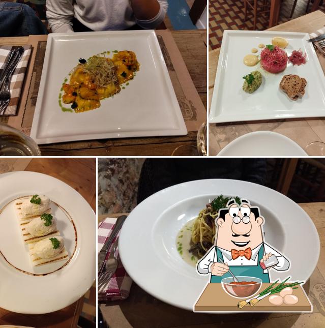 Ravioli al Hostaria Antica Contrada Delle Due Torri Treviso