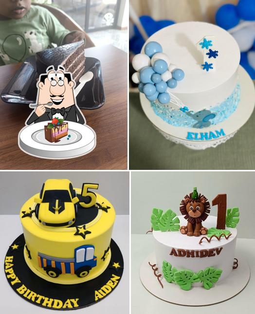 Chocolate cake at LaLaLand cakeshop