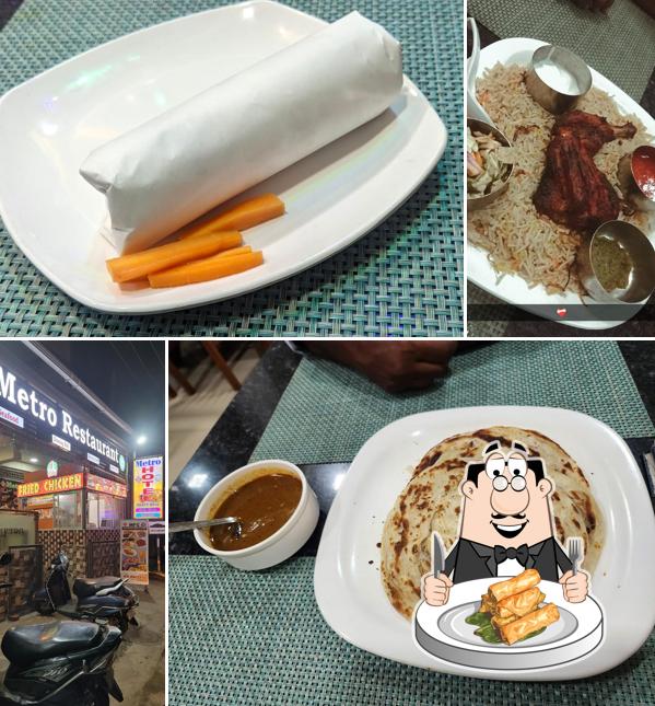 Spring rolls at METRO RESTAURANT