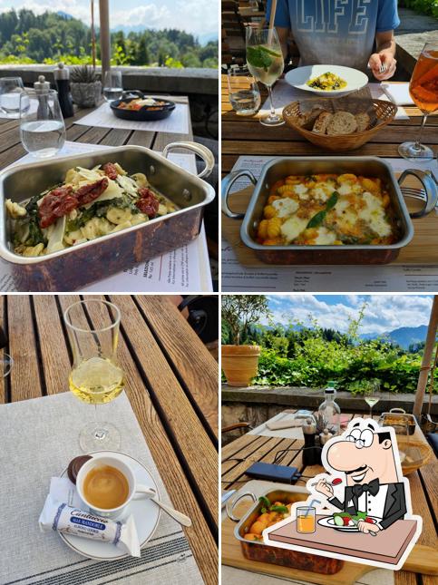 Platti al Osteria Alpina Terrazza