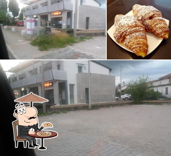 Dai un’occhiata alla immagine che raffigura la esterno e cibo di Pan Caffé da Elena