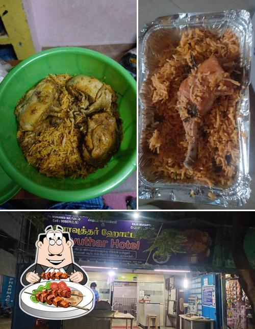 RAVUTHAR BRIYANI is distinguished by food and interior