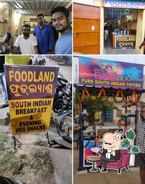 Check out the photo showing interior and food at Foodland