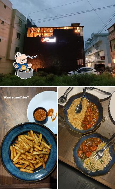 Take a look at the photo displaying food and exterior at The MoØn Terrace