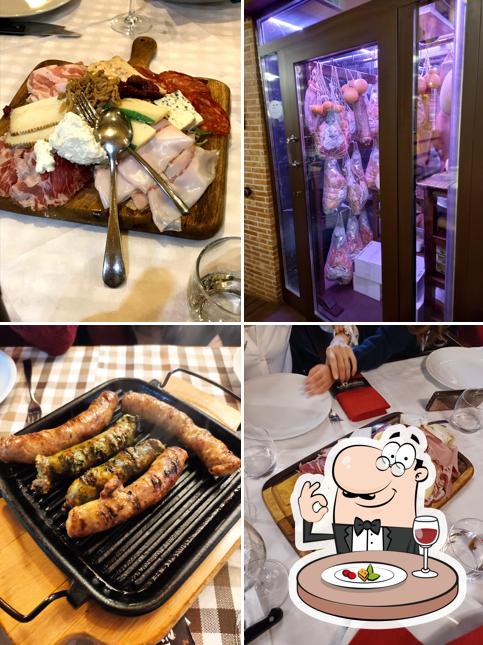 Platti al Trattoria carnezzeria la chianina