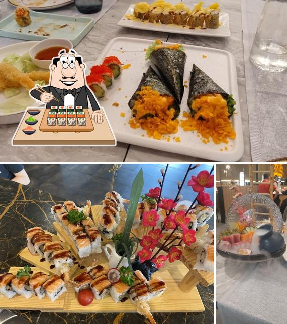 Scegli le varie opzioni di sushi