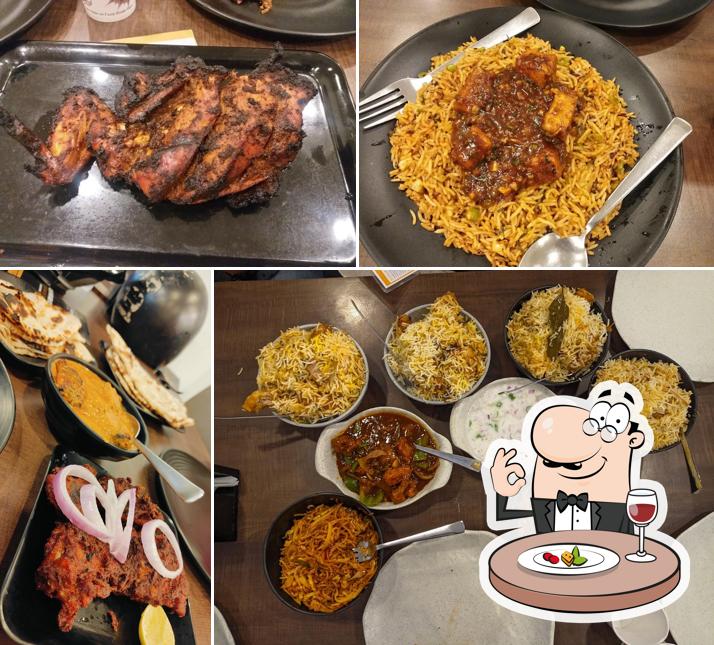 Food at Club Bar-Be-Que Restaurant and Cafe