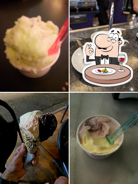 Platti al Gelateria Conti