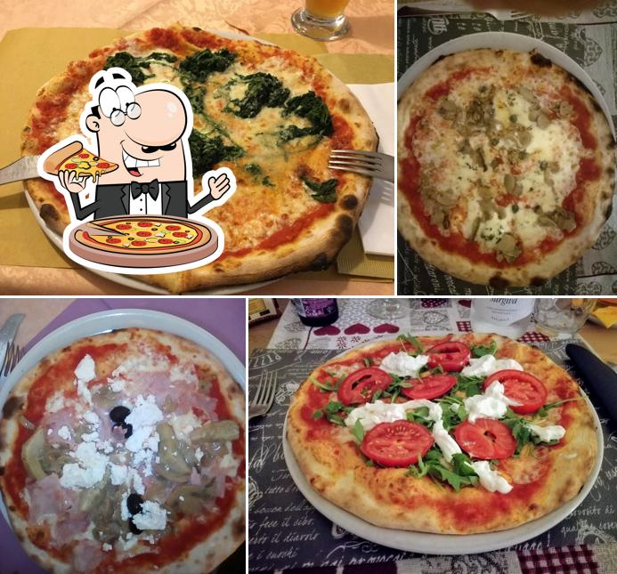 Prova una pizza a Bar Pizzeria Dolomiti Di Ristori Gabriel