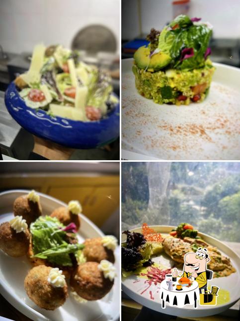 Food at KANDY Rooftop Cafe