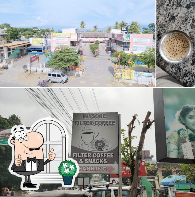 This is the image showing exterior and beverage at MYSORE FILTER COFFEE & RICH NALAN FOODS