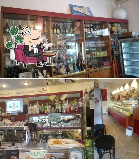 Gli interni di Pasticceria Conca d'Oro