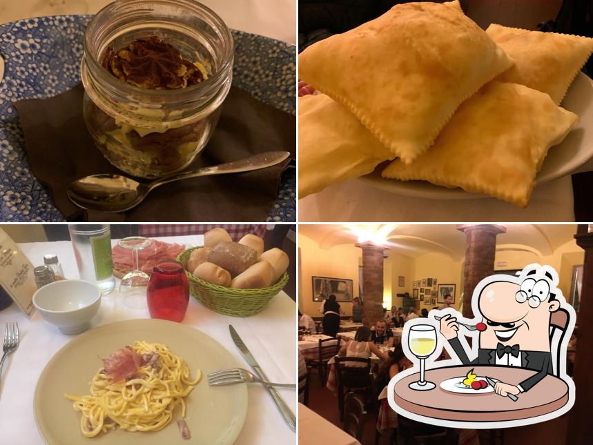 Cibo al Trattoria Corrieri Parma