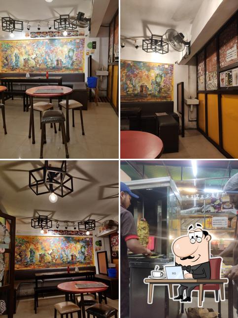 The interior of Arabian Tasty Cafe