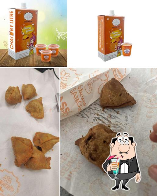 This is the photo depicting drink and food at Namaste Chai