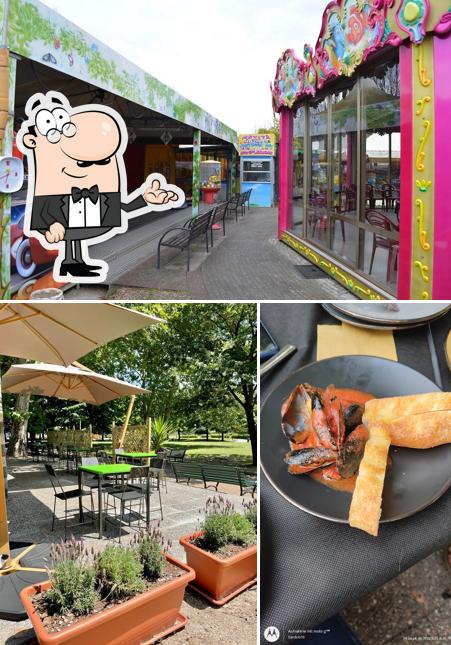 Gli interni di La Maggiolina - cibo, socialità, cultura