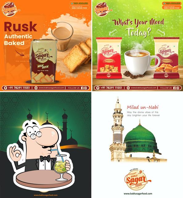 The image of BABLU SAGAR FOOD’s drink and exterior